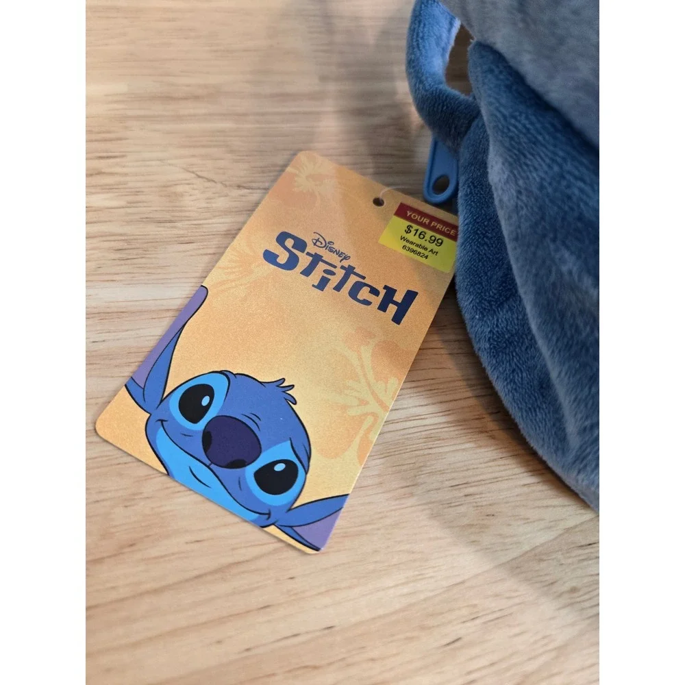 Disney Stitch Plush Crossbody Bag Blue Lilo & Stitch Shoulder Purse Hobby Lobby